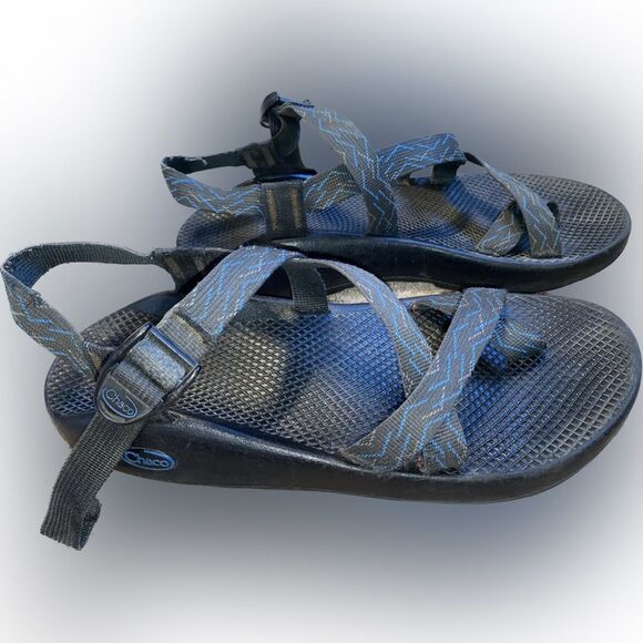 Chaco Men’s Size 11 Blue Black Geometric Z Cloud 2 Sandals main image 4